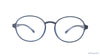 Baker Hugges BH A11583 11024 Blue Round Medium Full Rim Eyeglasses