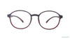 Baker Hugges BH A11633 11022 Maroon Round Medium Full Rim Eyeglasses
