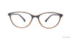 Baker Hugges BH A11681 11028 Orange Cat Eye Medium Full Rim Eyeglasses