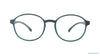 Baker Hugges BH A11710 11022 Green Round Medium Full Rim Eyeglasses