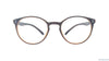 Baker Hugges BH A11930 11020 Orange Round Medium Full Rim Eyeglasses