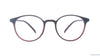 Baker Hugges BH A11937 11021 Red Round Medium Full Rim Eyeglasses
