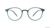 Baker Hugges BH A11940 11021 Green Round Medium Full Rim Eyeglasses