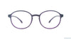 Baker Hugges BH A11949 11022 Purple Round Medium Full Rim Eyeglasses