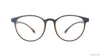 Baker Hugges BH A11956 11023 Orange Round Medium Full Rim Eyeglasses