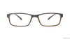 Baker Hugges BH A11970 11039 Orange Rectangle Medium Full Rim Eyeglasses