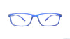 Baker Hugges BH A12071 11037 Blue Rectangle Large Full Rim Eyeglasses
