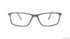 Baker Hugges BH A12204 Red Rectangle Medium Full Rim Eyeglasses