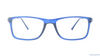 Baker Hugges BH A12208 Blue Rectangle Medium Full Rim Eyeglasses