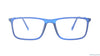 Baker Hugges BH A12230 Blue Rectangle Medium Full Rim Eyeglasses