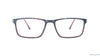 Baker Hugges BH A12273 Red Rectangle Medium Full Rim Eyeglasses