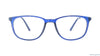 Baker Hugges BH A12290 Blue Rectangle Medium Full Rim Eyeglasses