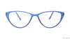 Baker Hugges BH A12326 Blue Cat Eye Medium Full Rim Eyeglasses
