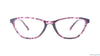 Baker Hugges BH A12372 Pattern Cat Eye Medium Full Rim Eyeglasses