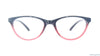 Baker Hugges BH A12382 Pattern Cat Eye Medium Full Rim Eyeglasses