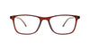 Baker Hugges BH A12888 Brown Square Medium Full Rim Eyeglasses