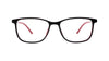 Baker Hugges BH A12968 Maroon Square Medium Full Rim Eyeglasses
