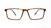 Baker Hugges BH A13035 Pattern Rectangle Medium Full Rim Eyeglasses