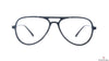 Hardy Hawkins HH A11823 Black Aviator Medium Full Rim Eyeglasses