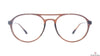 Hardy Hawkins HH A12085 Brown Aviator Medium Full Rim Eyeglasses