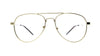 Hardy Hawkins HH A12448 Gold Aviator Medium Full Rim Eyeglasses