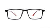 Hardy Hawkins HH A12454 Black Rectangle Medium Full Rim Eyeglasses