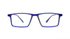 Hardy Hawkins HH A12457 Blue Rectangle Medium Full Rim Eyeglasses