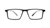 Hardy Hawkins HH A12464 Black Rectangle Medium Full Rim Eyeglasses