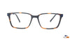 Martin Snow MS A10200 Pattern Rectangle Medium Full Rim Eyeglasses