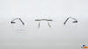 Martin Snow MS A10390 Silver Rectangle Medium Rimless Eyeglasses