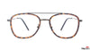 TAG Hills TG A10780 98027 Brown Aviator Medium Full Rim Eyeglasses