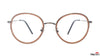 TAG Hills TG A10782 2621 Brown Round Medium Full Rim Eyeglasses