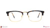 Stark Wood SW A10166 Brown Club Master Full Rim Eyeglasses