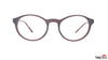 TAG Hills TG A10421 Matte-Black Round Medium Full Rim Eyeglasses