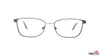 TAG Hills TG A10440 Matte-Black Rectangle Medium Full Rim Eyeglasses