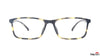 TAG Hills TG A10760 23307 Pattern Rectangle Large Full Rim Eyeglasses